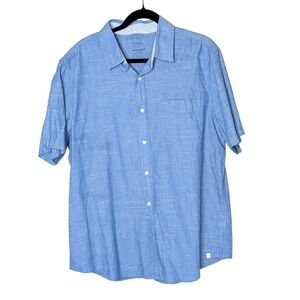 Chaps‎ "Seacoast Wash" Chambray Button-Down Shirt Men's XL Tall